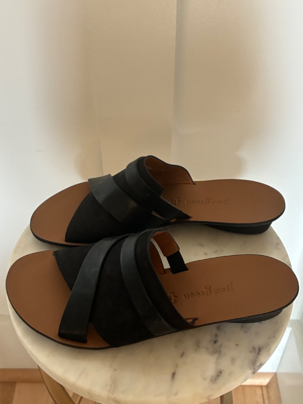 Paul Green black Bayside slide sandals - Picture 4 of 7